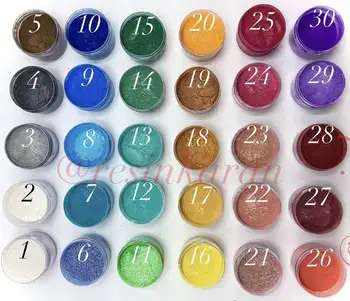 رنگ پودری صدفی رزین